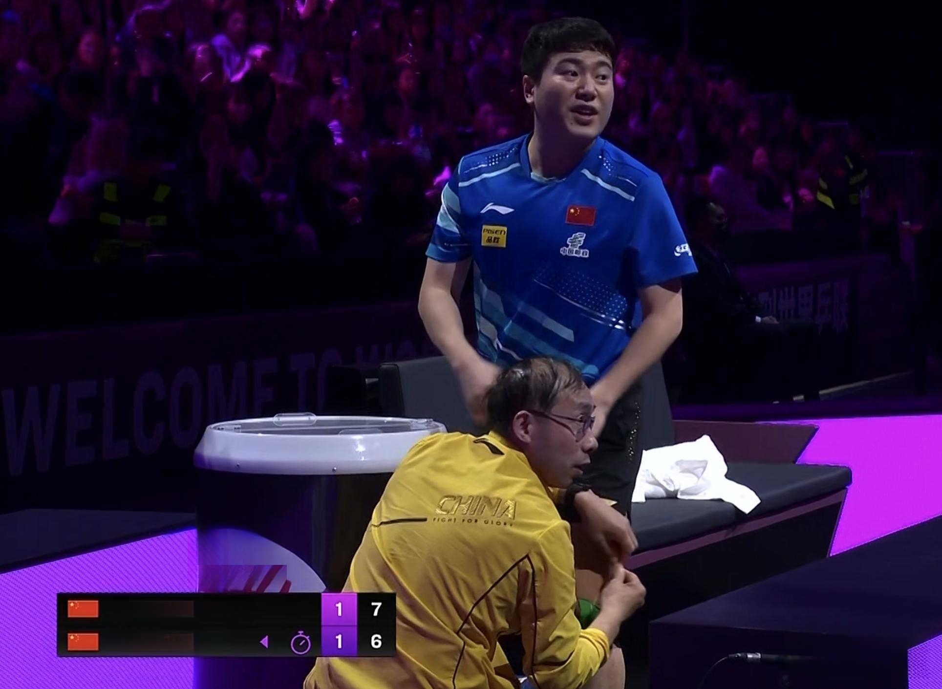 瑞典队鏖战英格兰队，梁靖崑点燃赛场